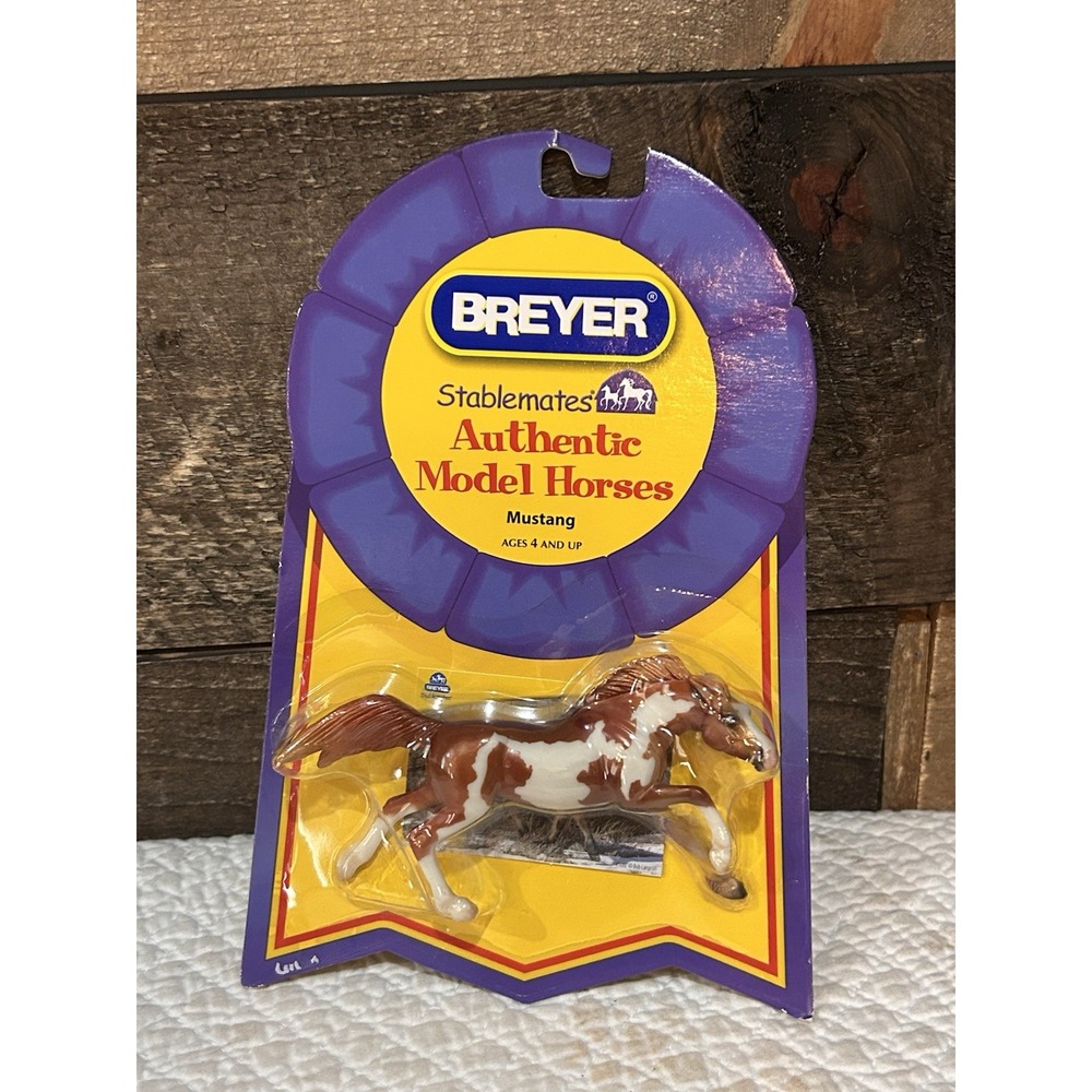 Breyer Stablemates Metallic Chestnut Pinto Mustang Model Horse Retired G2